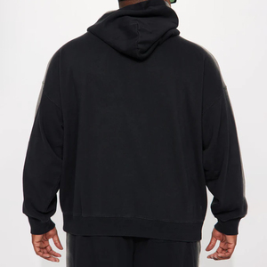 Sudadera con Capucha de Felpa Gruesa 100% Algodón para Hombre, Bordada, de Invierno, Talla Grande, Calidad Premium, OEM - Product Image 2