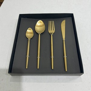 Juego de Cubiertos de Acero Inoxidable de Lujo, Cuchara/Tenedor/Cuchillo/Palillos, Kit Portátil Ligero, Apto para Lavavajillas, Indian IEI 22 - Product Image 6
