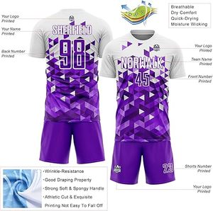 Dernier design, uniforme de football 100% polyester, nouveau style, logo personnalisé professionnel pour adultes, qualité supérieure unisexe, couleur personnalisée rapide - Product Image 3