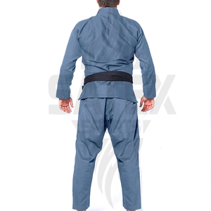 Conjuntos de Uniformes de Judo Profesionales Unisex de Poliéster/Algodón, Personalizados, de Secado Rápido, Transpirables, para Entrenamiento de Artes Marciales y Grappling - Product Image 2