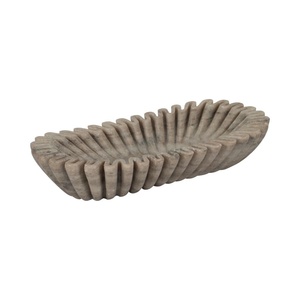 Bol rond en marbre classique de luxe, dernier modèle, fait main, de qualité supérieure, décoratif et lourd, pour la table à manger, la cuisine et la maison - Product Image 5