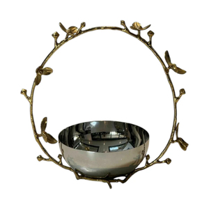 Bol de service décoratif de luxe moderne en acier inoxydable de qualité supérieure, écologique, élégant, pour centre de table à la maison - Product Image 2