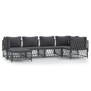 Set Lounge da Giardino Antracite - Product Image 2