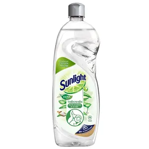 Sunl.ight bulaşık sıvı plastik şişe 750g özü mineral tuzları ve aloe vera çevre dostu çanak yıkama deterjanı sabun
