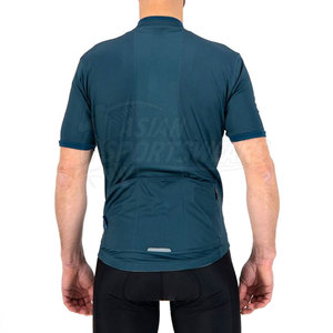 Maillot de cyclisme premium avec coupe ajustée, tissu 100 % polyester à séchage rapide pour la performance cycliste sur route des hommes - Product Image 4