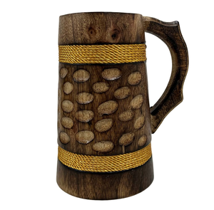 Mug en bois moderne, poli, écologique, de qualité supérieure, de forme personnalisée, pour la décoration de la maison, les cadeaux, le service de boissons de luxe, personnalisable - Product Image 4