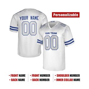 ผู้ผลิต OEM เสื้อฟุตบอลราคาประหยัด แนวคิดใหม่ ชุดทีมอเมริกันฟุตบอลสำหรับผู้ใหญ่ เสื้อระบายอากาศ แขนสั้น - Product Image 4