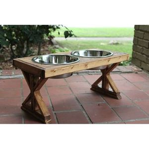 Bol pour chien en bois naturel de qualité d'exportation, fabriqué à la main avec un savoir-faire de qualité - Product Image 4