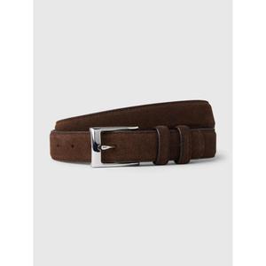 Ceintures en cuir véritable avec boucle en laiton doré de luxe, impression de logo personnalisée, ceintures écologiques pour hommes et accessoires, nouveauté formelle - Product Image 4