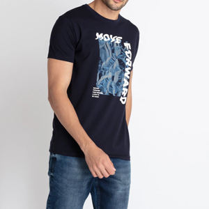 Camiseta de Algodón de Manga Corta para Hombre, Corte Regular, con Logotipo Personalizado de Primera Calidad, Embalaje Personalizado - Product Image 4