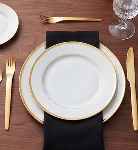Ensemble de couverts modernes en or avec design polyvalent, couverts élégants pour la salle à manger, les cadeaux, les repas et les repas. - Product Image 2