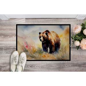 Grizzly Bear Doormat Non-Slip Washable Low Pile Indoor/Outdoor Entryway <b>Rug</b> 24H X 36W Front Door Mat - Product Image 2