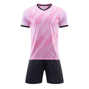 MILIENZ SPORTS APPAREL Conjunto de camiseta de fútbol para hombre, color blanco, azul degradado, cuello en V, manga corta, poliéster que absorbe la humedad, talla grande, ajustado - Product Image 3