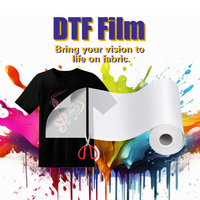 Film DTF PET double face mat à encre blanche haute température, prix usine, largeur personnalisable disponible