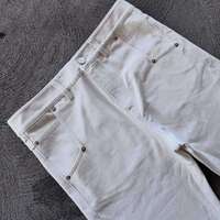 Jean droit vintage en coton coupe slim pour homme, style streetwear évasé, délavé, hip-hop, avec imprimé lettres uni et décoration rivets, utilitaire