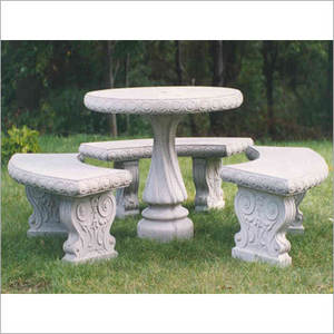 Sillas de Comedor de Exterior Contemporáneas de Mármol Tallado a Mano de Lujo para Jardín, Patio, Villa, Lago, Hotel y Restaurante - Product Image 2