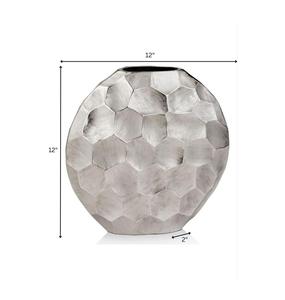 Vases à fleurs en aluminium brillant au design attrayant avec différents modèles, vase décoratif pour mariage - Product Image 3