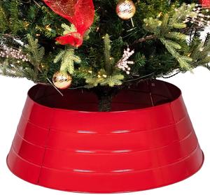 Collar de árbol de lujo 2023 con diseño redondo para Base de árbol de Navidad, Collar de árbol de nuevo estilo, decoración de jardín para el hogar, Metal - Product Image 2