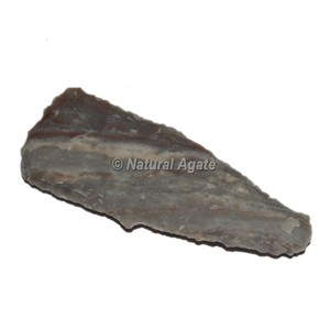 Punta de Flecha Tallada en Piedra de Ágata Natural, Estilo Antiguo, Arte Folclórico Indio para Sanación y Feng Shui - Product Image 3