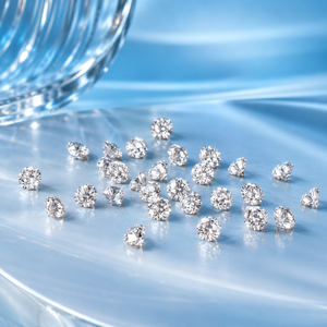 Diamants de laboratoire de qualité supérieure |   Diamant brillant de couleur GH, clarté SI, 0,08-0,13 CT, 2,7-3,2 MM, plus 11 pierres précieuses de diamant taille brillant - Product Image 1