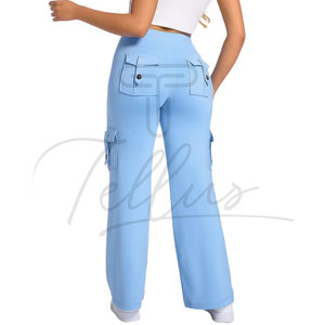 Top selling new arrival Yoga Fitness High Waisted Leggings for Women's Gym Pants Solid Color Women's Leggings for Sale - Product Image 2