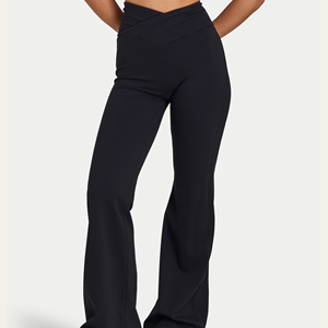Pantalon de jogging élégant pour femmes - Pantalon de survêtement polyvalent et confortable pour les modes de vie actifs et les tenues décontractées, pantalon évasé personnalisé - Product Image 1