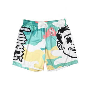 100% Polyester Fully Sublimation Unisex Basketball Custom Mens Mesh Shorts Double <b>Layer</b> 7 Inch Mesh Shorts With Pockets - Product Image 6