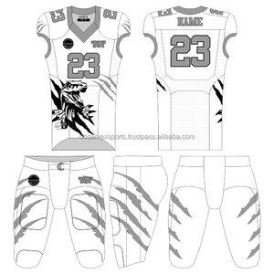 Ensemble de maillot et pantalon de football américain personnalisé de qualité supérieure, imprimé par sublimation, pour jeunes et adultes - Product Image 6