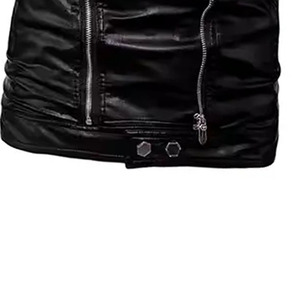 <b>Leather</b> <b>Jacket</b> Premium Quilted <b>Leather</b> Biker Coat Lightweight Street Fashion OEM ODM Manufacturer Direct - Product Image 2