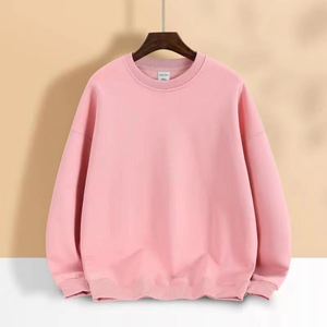 Sweat-shirt en molleton de coton uni pour homme, collection hiver 2026, personnalisable avec logo OEM, col rond, pull chaud et décontracté, commande en gros - Product Image 4