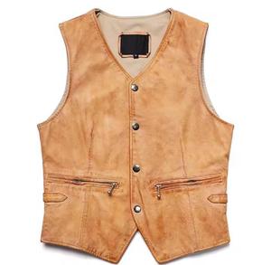Chaleco de Cuero para Hombre, Alta Calidad, Talla Grande, Invierno, Calefactable, Transpirable, Secado Rápido, Bolsillos Delanteros, MOQ Bajo - Product Image 1