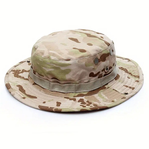 Sombrero de Pesca y Senderismo con Estampado de Camuflaje Personalizado, Ala Ancha, Protección Solar UPF50+, Transpirable - Product Image 5