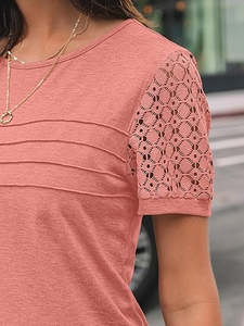 T-shirts pour femmes les plus populaires, vêtements décontractés, prix abordable, t-shirts pour femmes de haute qualité, confortables, hauts d'été pour femmes - Product Image 2