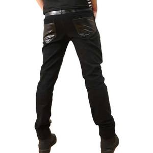 Pantalon de moto en cuir véritable personnalisable grande taille, homologué CE, imperméable, coupe-vent et respirant pour hommes - Product Image 5