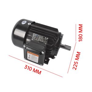 Motore a Induzione Trifase 1HP Classe F Isolamento 60Hz per Compressore d'Aria PEWWE118143T (400V/110V) - Product Image 2