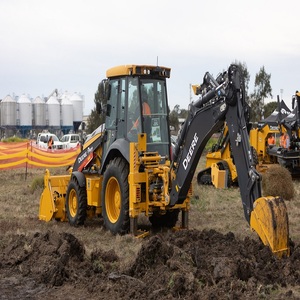 Chargeuse-pelleteuse John Deere haute performance d'occasion pour travaux de construction – État du moteur : Charge nominale – Chargeuse-pelleteuse avant-arrière - Product Image 5