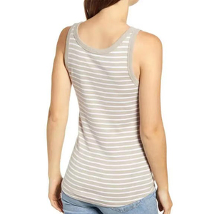 High Quality Custom Women's Plus Size Tank <b>Top</b> Breathable Eco-Friendly Quick Dry Jersey Cotton Solid Pattern Summer Casual Wear - Product Image 5