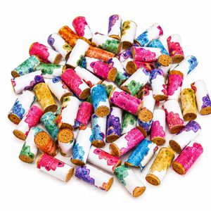 LIPTIPS Filtros de Paja de Maíz Naturales, Ecológicos y Biodegradables para Fumar Cigarros |   Blanco con Multicolor | Tamaño 9x20m - Product Image 4