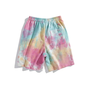 กางเกงขาสั้นผู้ชายลำลองลายไทได 100% ผ้าฝ้ายโพลีเอสเตอร์ ตกแต่งด้วยเชือกผูก ลายเรียบ พร้อมตกแต่งด้วยลูกไม้ เป็นมิตรกับสิ่งแวดล้อม พิมพ์ลายแบบซับลิเมชั่น รับทำโลโก้ตามสั่ง - Product Image 2