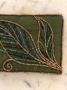 Handmade <b>Beaded</b> zipper coin pouch Boho Style Zipper Coin Purse Custom Embroidered Pouch for Women Craftera Exports - Product Image 2