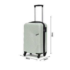 3 Piece Hardside Luggage Set Lightweight Travel <b>Suitcases</b> with 360 Degree Spinner Wheels and Reinforced Corner Guards for Trips - Product Image 5