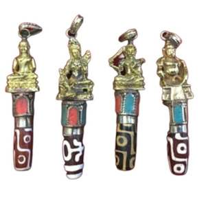 จี้พระเครื่องทางพุทธศาสนาทิเบต - Product Image 3