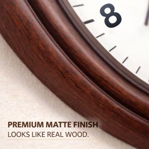 Horloge murale de luxe silencieuse et facilement personnalisable, 12 pouces, horloge murale moderne pour la décoration du salon et horloge murale pour le bureau - Product Image 4