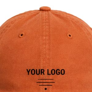 หมวกเบสบอลสีส้มไหม้พิมพ์โลโก้ตามสั่ง ปรับขนาดได้ ผ้าฝ้าย สไตล์ Dad Hat มินิมอล สตรีทแวร์ กีฬา ยูนิเซ็กซ์ รับผลิตแบบ OEM ODM ขายส่งจากโรงงาน - Product Image 6