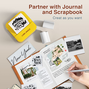 Machine d'impression d'étiquettes autocollantes en papier avec gravure laser de forme carrée, logo personnalisé, pour étudiants, usage au bureau, <span class=keywords><strong>mini</strong></span> imprimante thermique <span class=keywords><strong>portable</strong></span> - Product Image 3