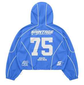 Chaqueta de Invierno Personalizada, Resistente al Agua y al Viento, con Ribete Reflectante, Estilo Jogger, Corte Holgado, Ajustable en el Bajo, de Poliéster Satinado - Product Image 3