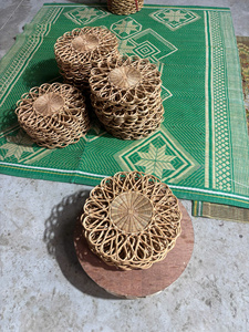 Rustic Dining <b>Table</b> Rattan Placemat Natural Fiber Woven <b>Table</b> <b>Mat</b> Vietnam Supplier - Product Image 6