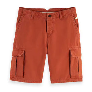 Shorts cargo vintage pour hommes, coupe slim, respirants, avec cordon de serrage et poches - Vêtements décontractés confortables - Product Image 1