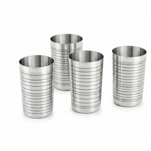 Vaso de Acero Inoxidable Irrompible de Alta Calidad, Precio de Fábrica, Vaso de Agua de Acero Pulido Espejo para Hogar y Hoteles - Product Image 4