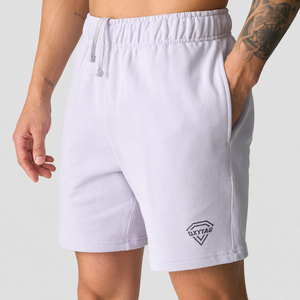 Custom <b>Men</b> Gym <b>Shorts</b> Light Purple Elastic Waistband Casual Athletic <b>Sweat</b> <b>Shorts</b> Workout Running <b>Shorts</b> OEM Manufacturer - Product Image 5